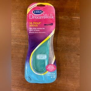 Dr. Scholl’s DreamWalk insole. Woman size 6-10 new